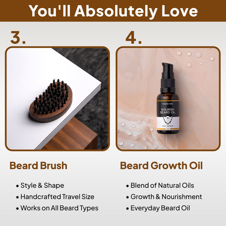 Luxury Premium Beard Grooming Kit – Ultimate Set of 7