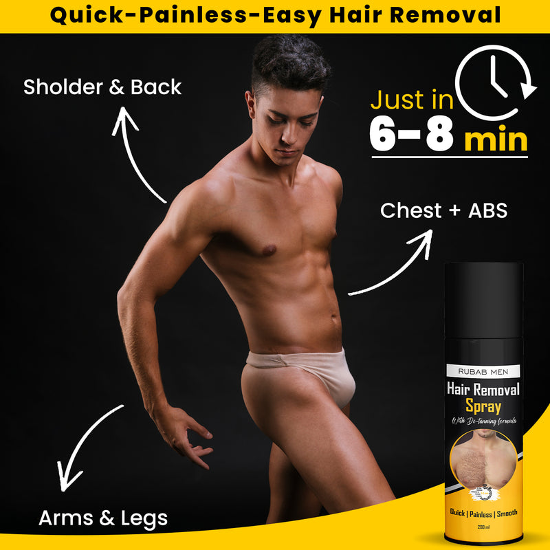 Hair Removal Foam Spray for Men