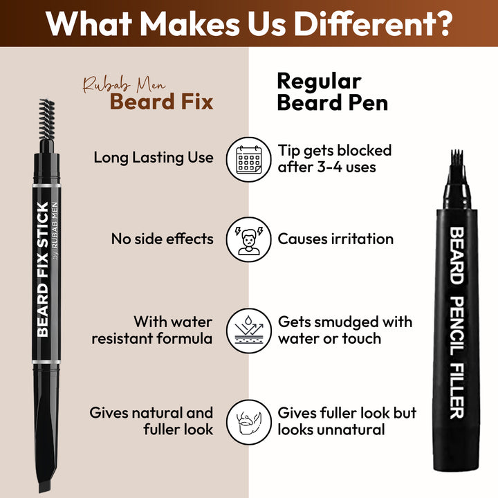 Beard Fix Stick | Quick Fix for Patchy Beard & Moustache