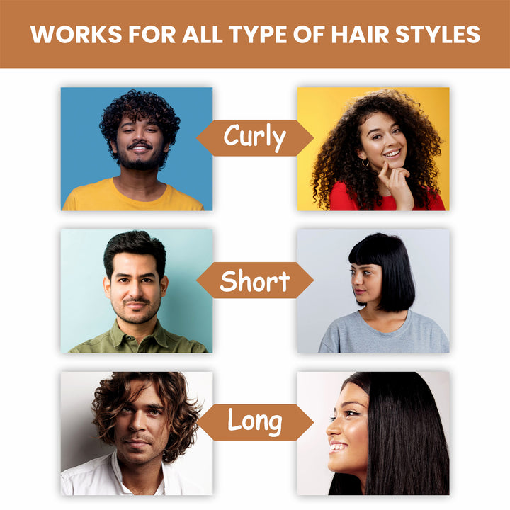 Premium Round Comb Roller Hair Brush with Natural Bristles
