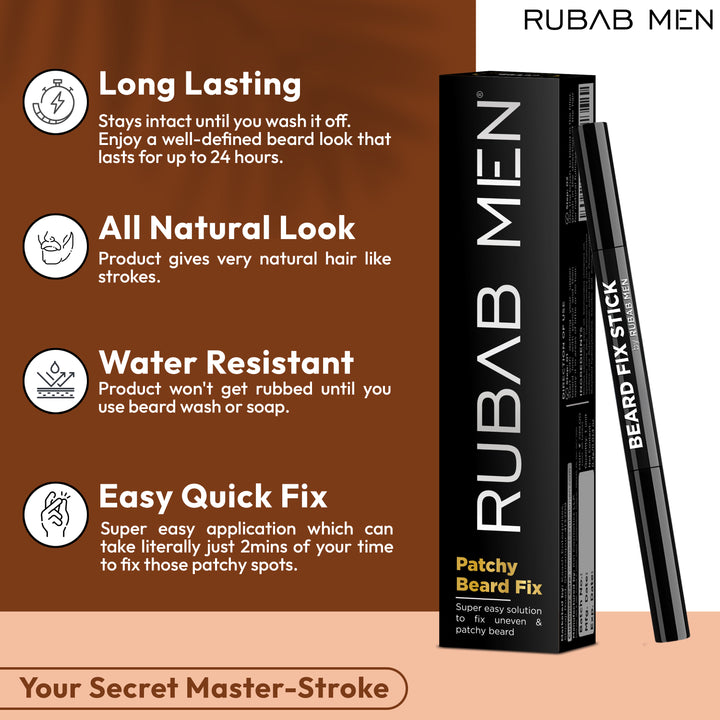 Beard Fix Stick | Quick Fix for Patchy Beard & Moustache