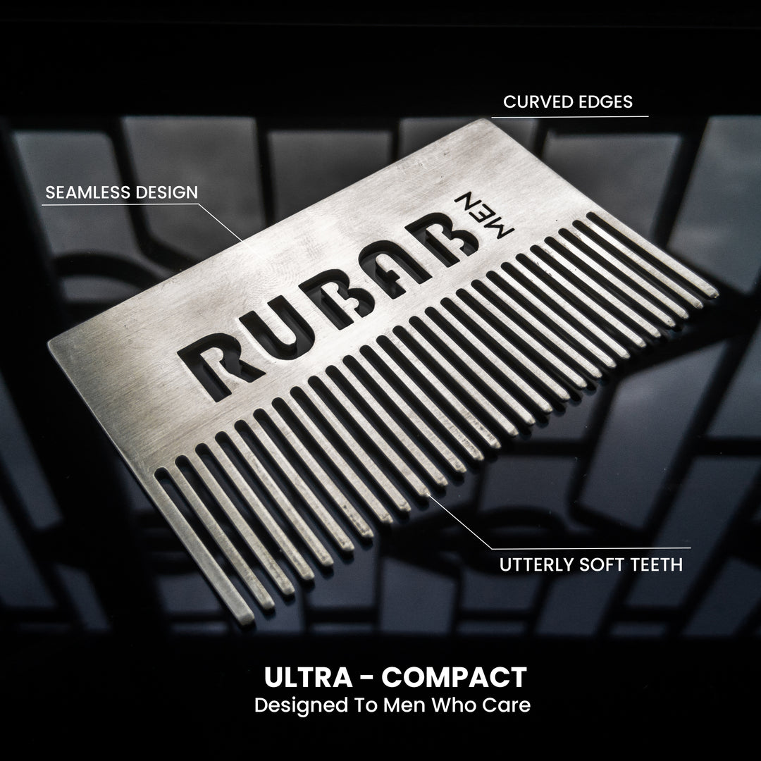 Luxury Premium Ultra-Slim Pocket Beard Comb