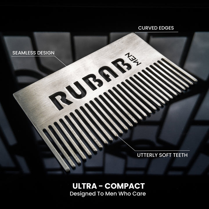 Luxury Premium Ultra-Slim Pocket Beard Comb