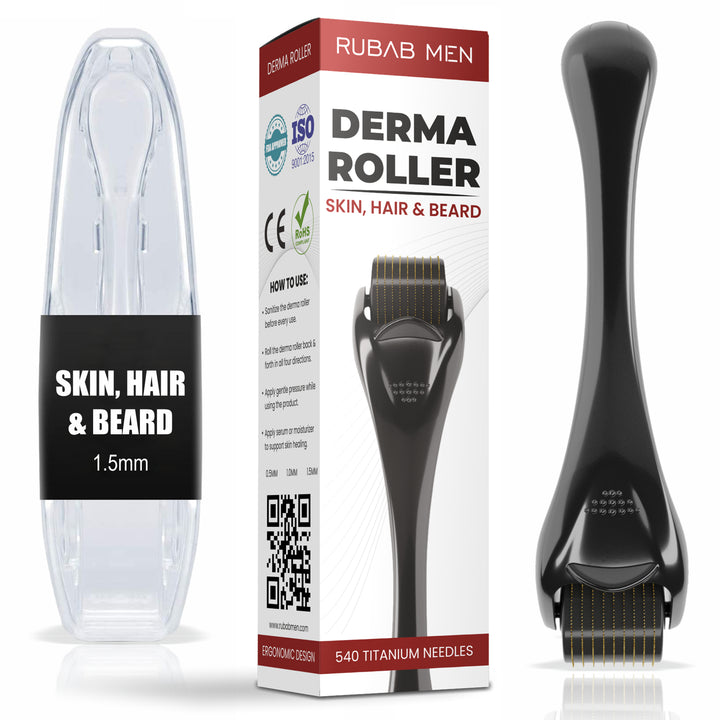1.5mm Titanium Alloy Derma Roller with Travel Case