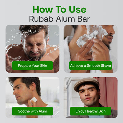 100% Natural Alum Bar with Travel Case - 100g