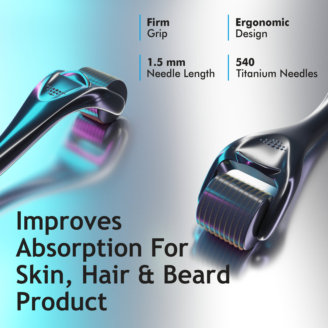 1.5mm Titanium Alloy Derma Roller with Travel Case