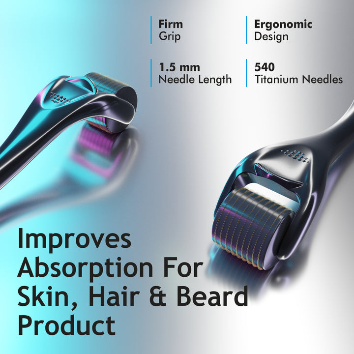 1.5mm Titanium Alloy Derma Roller with Travel Case