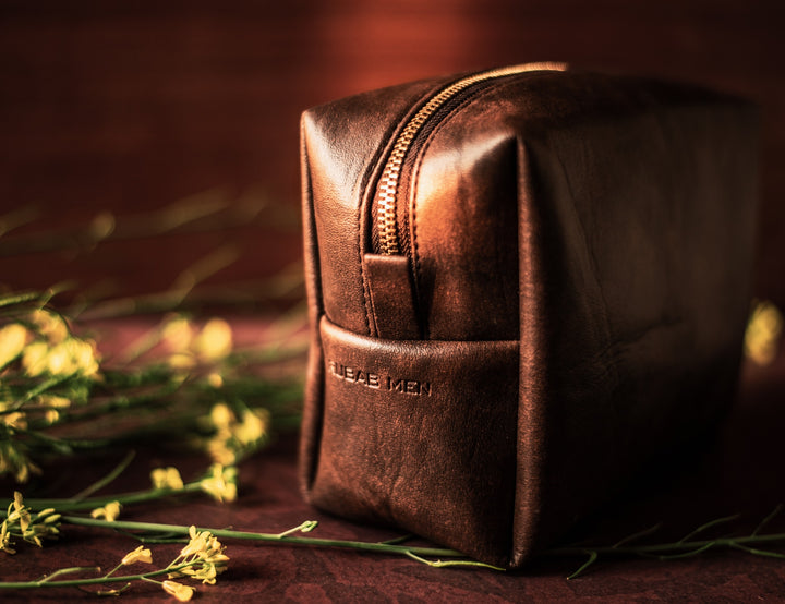 Premium Toiletry Bag Pouch for Men & Women – Tan Shade