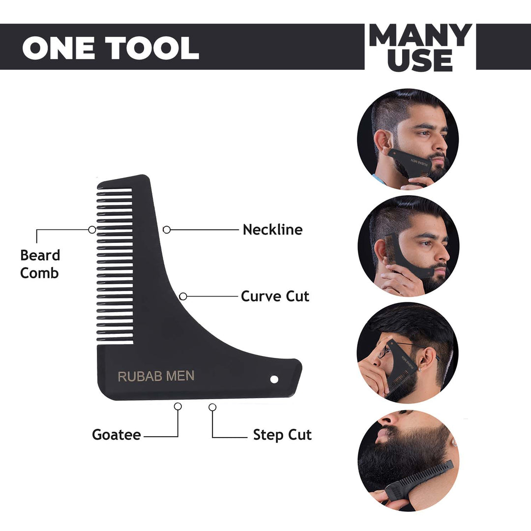Premium 4-in-1 Daily Beard Care Kit for Men
