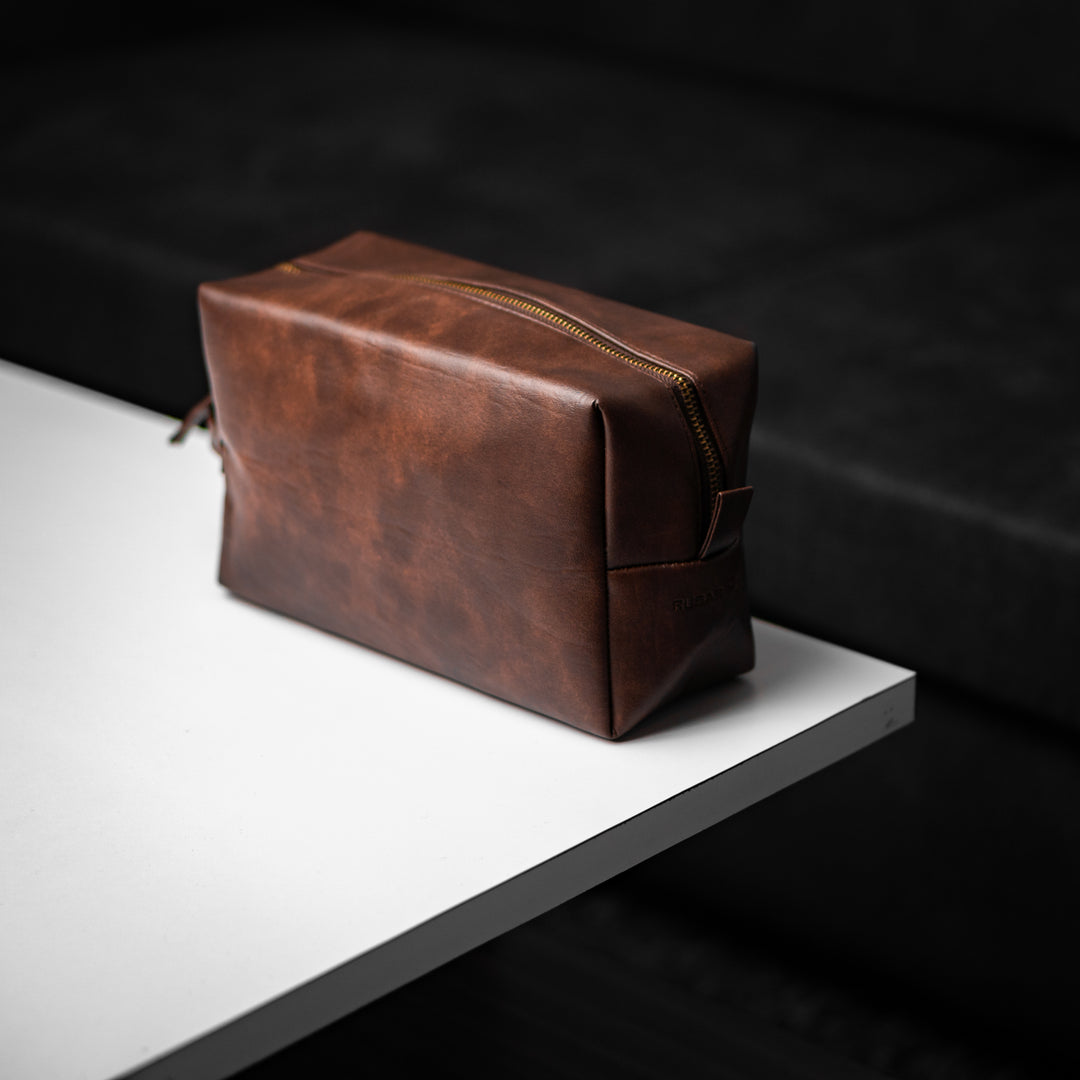 Premium Toiletry Bag Pouch for Men & Women – Tan Shade