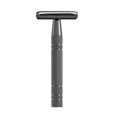 Double Edge Safety Razor for Men & Women (Closed Comb Nickel Black Finish)