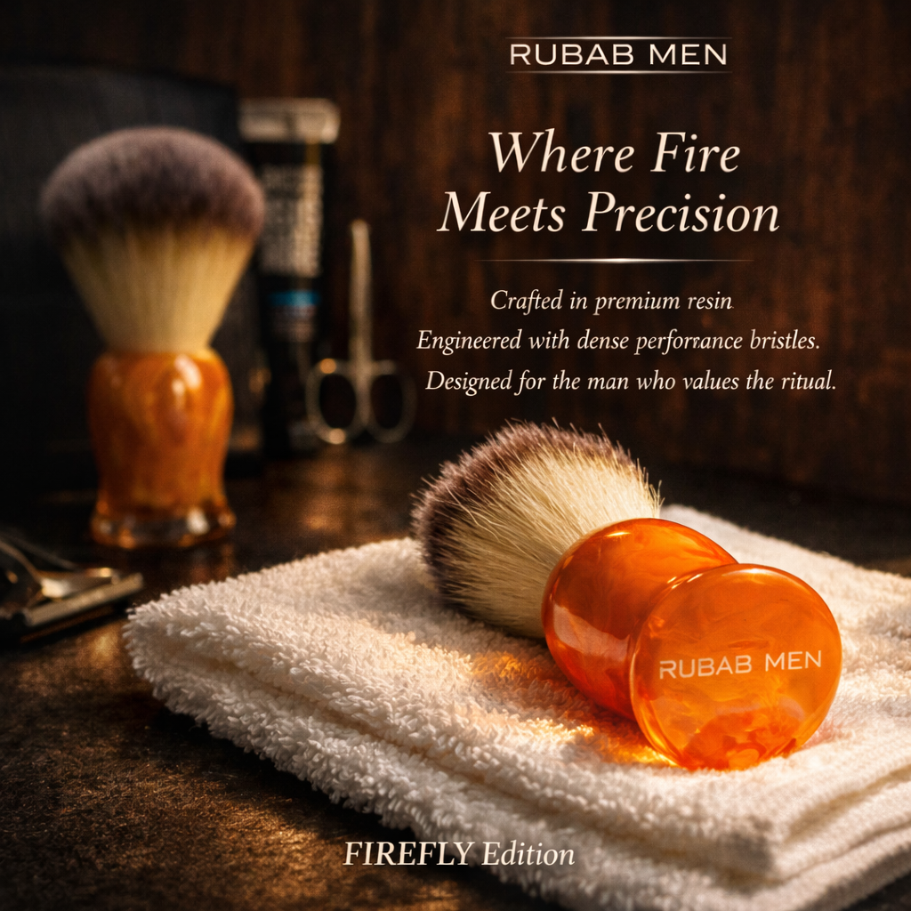 Luxury Shaving Brush – FireFly Edition