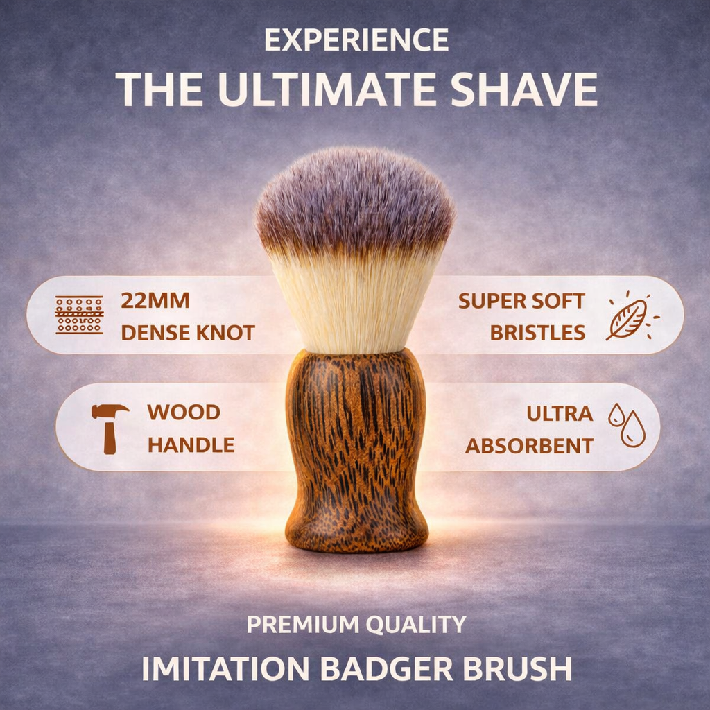 Luxury Shaving Brush - Leopard Edition