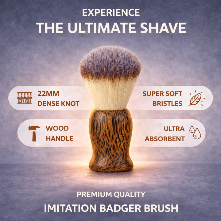 Luxury Shaving Brush - Leopard Edition