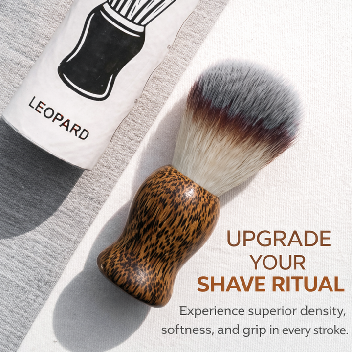 Luxury Shaving Brush - Leopard Edition