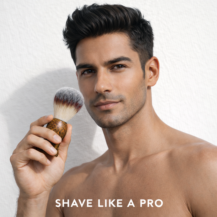 Luxury Shaving Brush - Leopard Edition