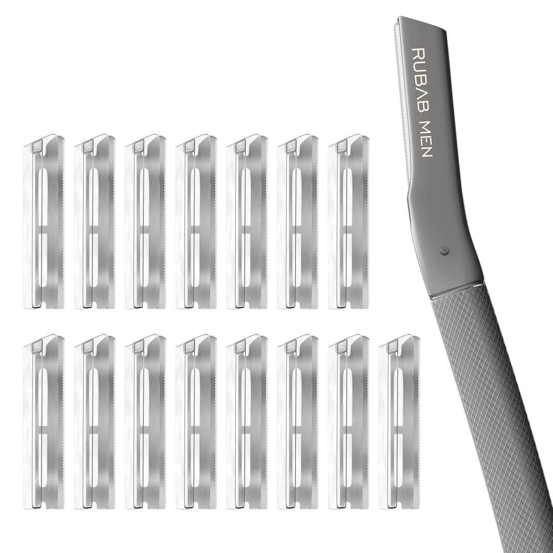 Metal Face Razor Refill Blades | Value Pack of 15