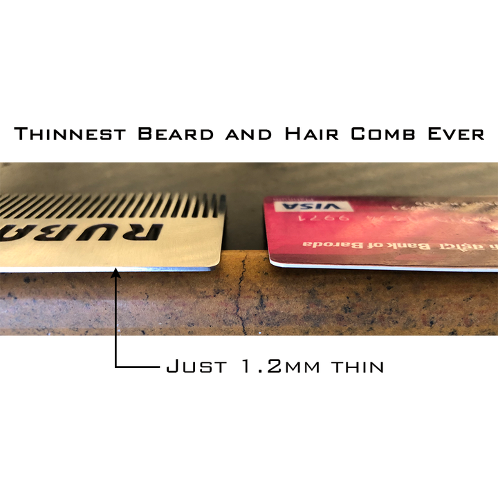 Luxury Premium Ultra-Slim Pocket Beard Comb