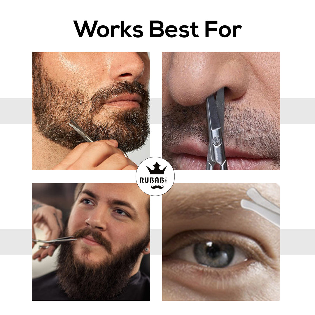 Round Safety Tip Grooming Scissor for Hair Trimming