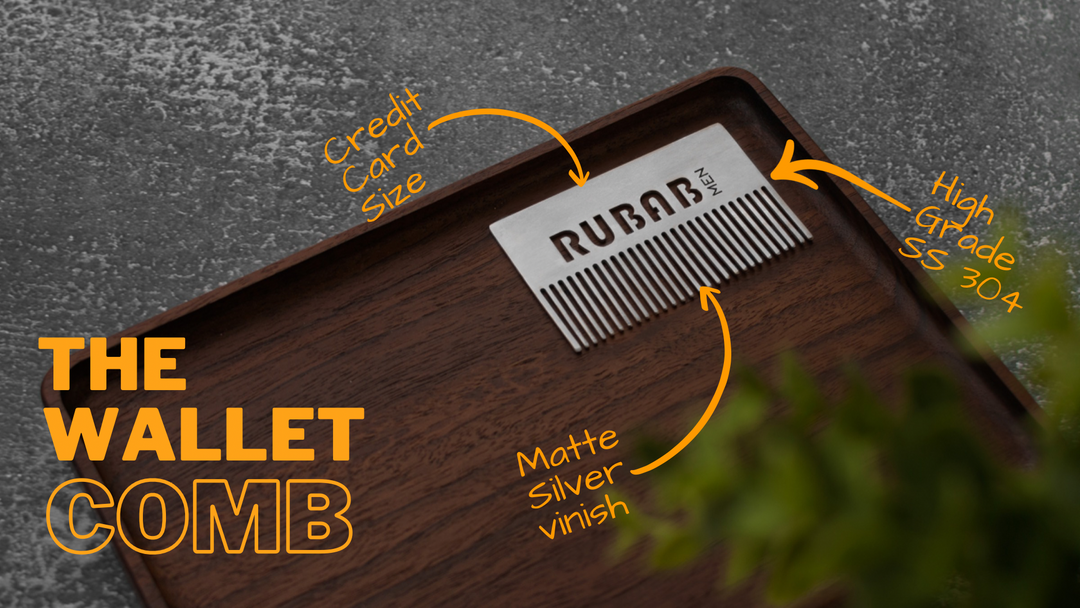 Luxury Premium Ultra-Slim Pocket Beard Comb