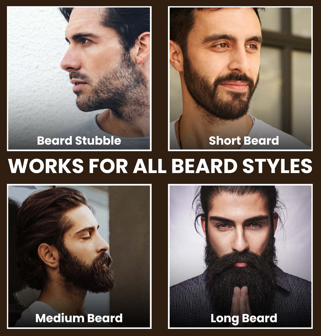 Premium 4-in-1 Beard Grooming Kit| Daily Beard Care