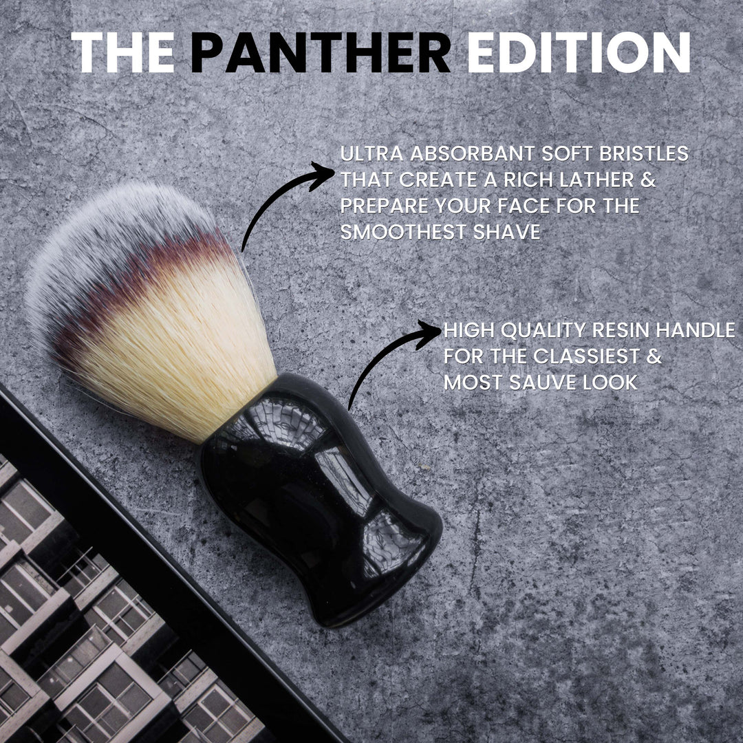Luxury Shaving Brush - Panther Edition