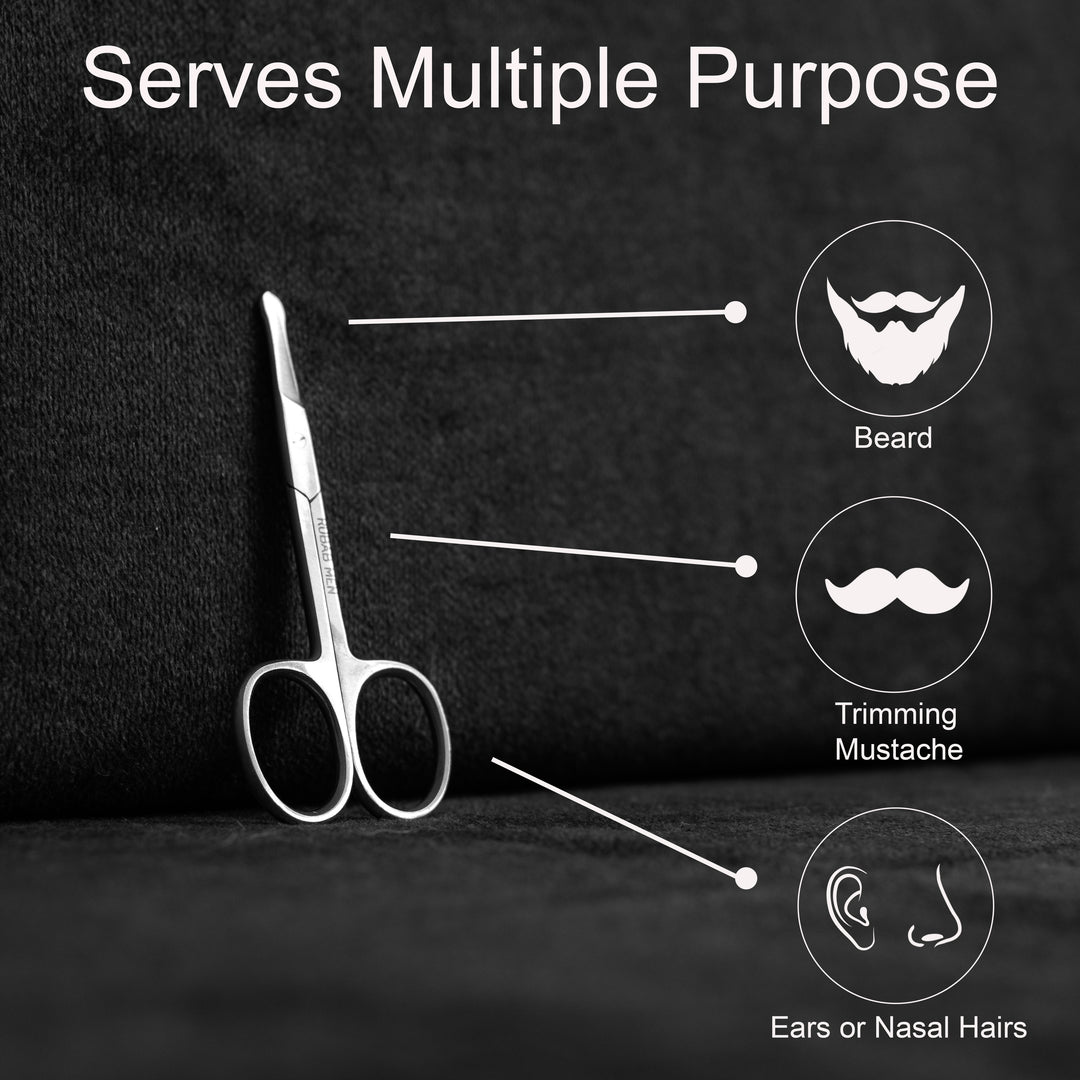 Round Safety Tip Grooming Scissor for Hair Trimming