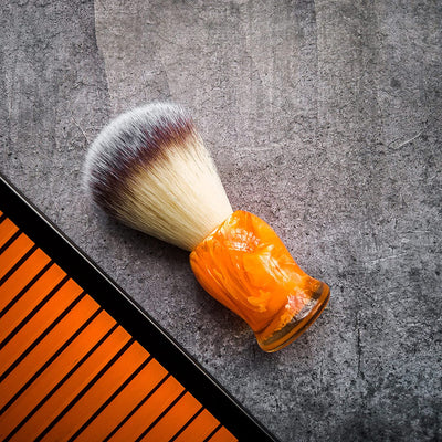 Luxuriously Soft Shaving Brush with Cruelty-free Bristles- FireFly Edition| RUBAB MEN