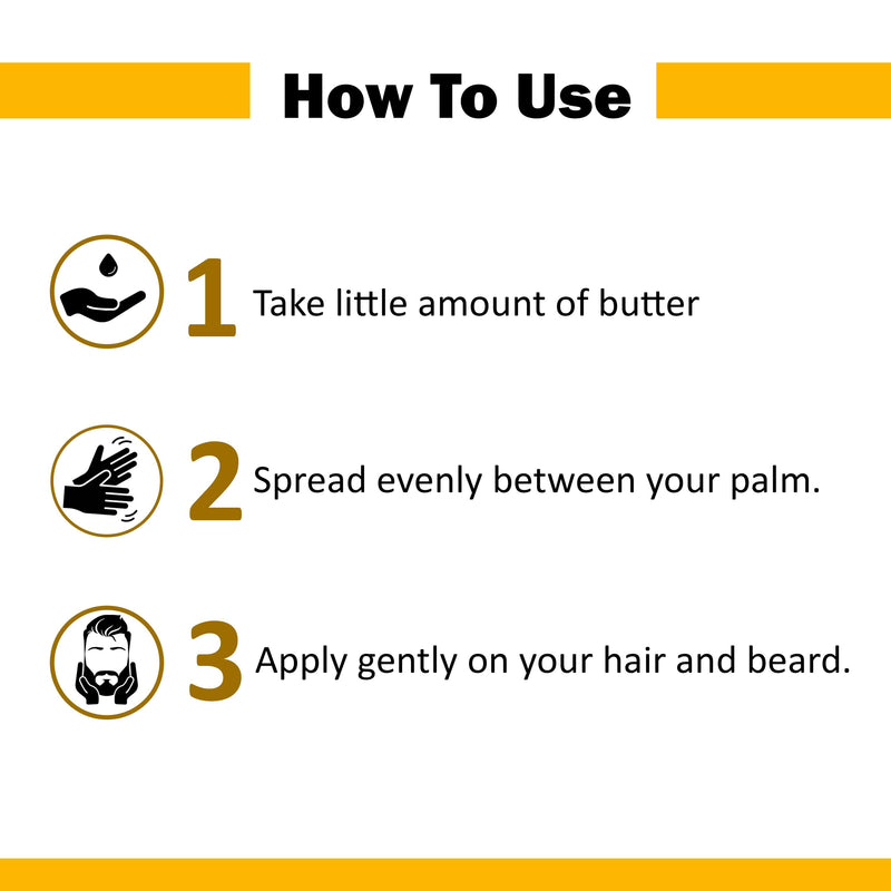 Hair and Beard Softener Butter for Men