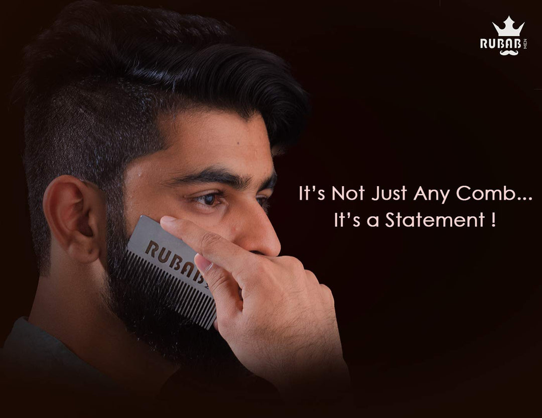 Luxury Premium Ultra-Slim Pocket Beard Comb