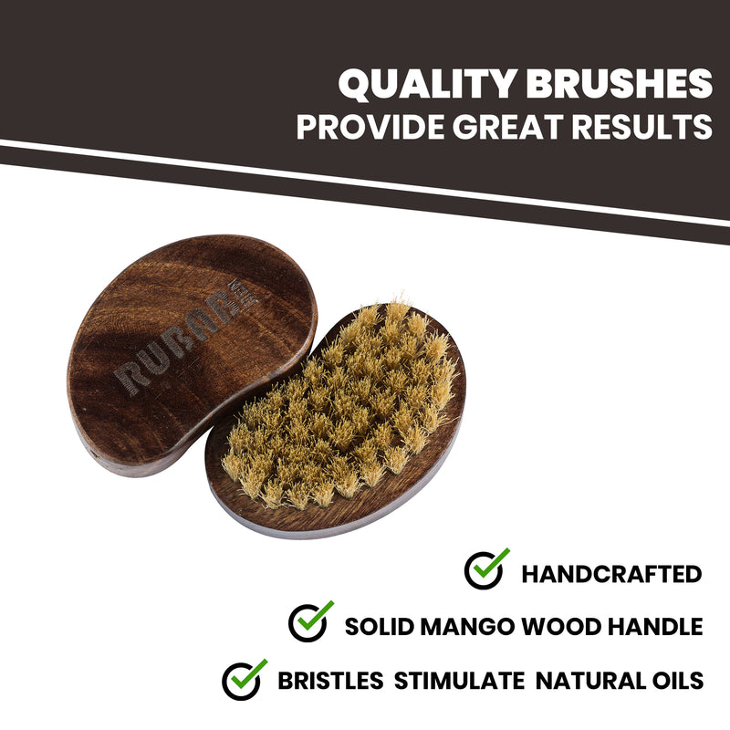 Beard Grooming Kit - Beard Brush, Comb, Butter & Shaper (Pack of 4)