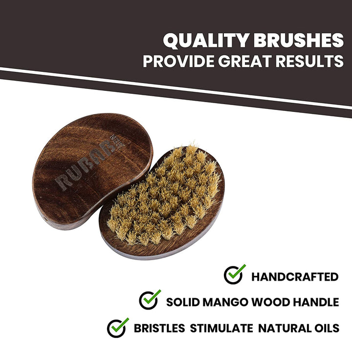 100% Natural Bristles Beard Brush for Men