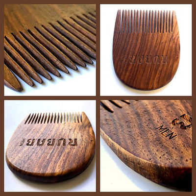 Wooden Beard Comb for Men| Luxury Pocket Comb made with Finest Wood