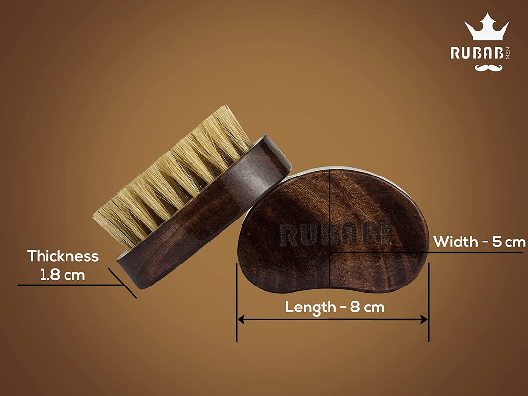 100% Natural Bristles Beard Brush for Men