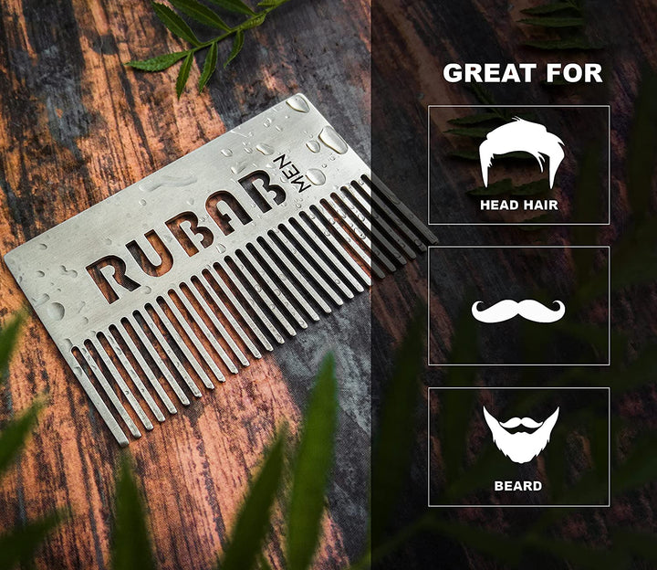 Luxury Premium Ultra-Slim Pocket Beard Comb