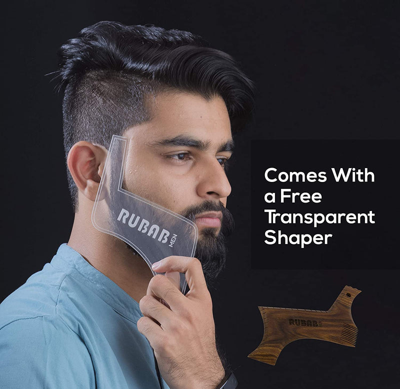 Wooden Z-Shaped Beard Shaper for Men| Easy Home Use for Perfect Beard & Neck Line